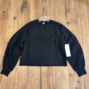 NWT Lululemon Scuba Oversized Pullover In Black Size XS/S
